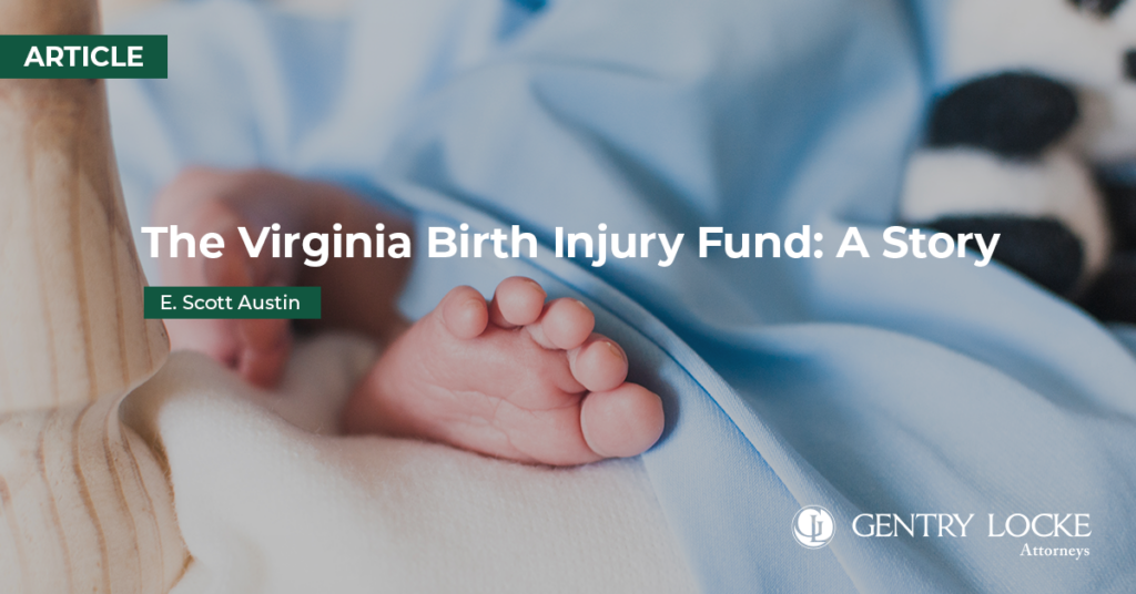 The Virginia Birth Injury Fund Article