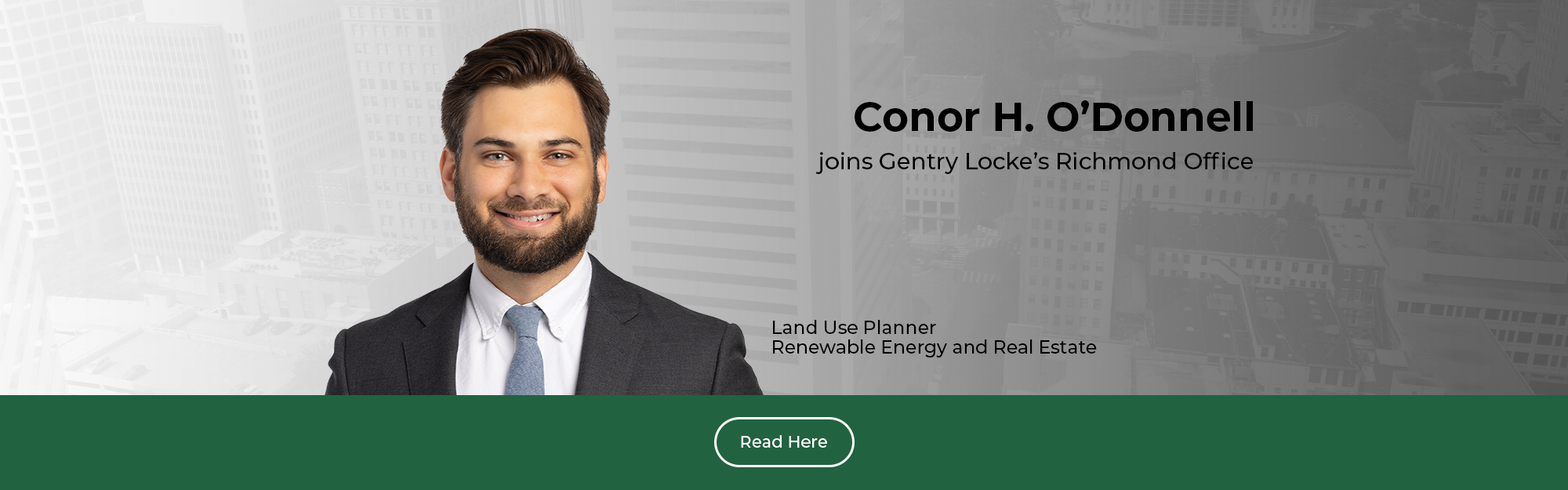 Conor O'Donnell Joins Gentry Locke Slider