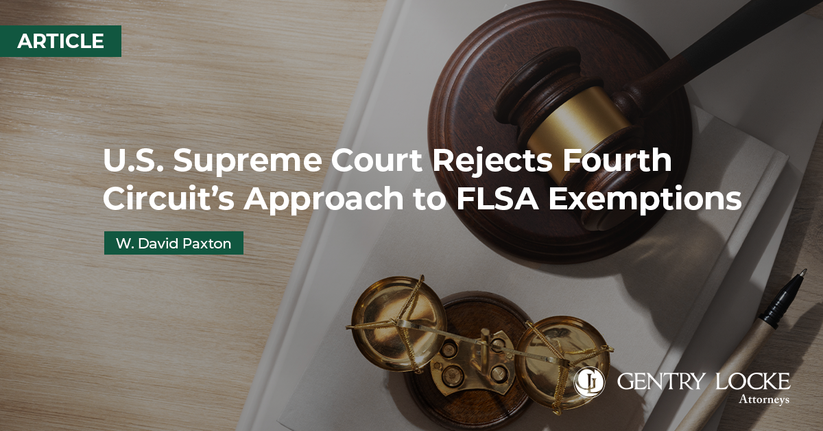 Supreme Court FLSA Article